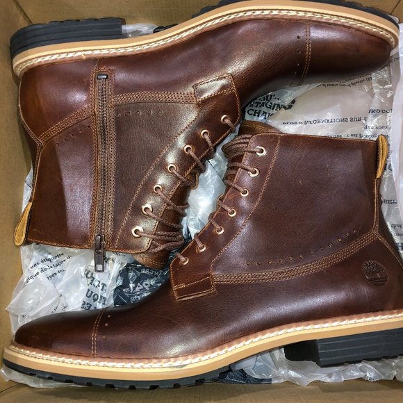 Timberland West Haven Side Zip Boots in Brown Size - Picture 13 of 13